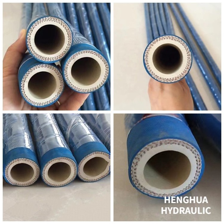 Food grade heat resistant hose Flexible rubber chemical hose EPDM Food grade suction and delivery hose with steel wire