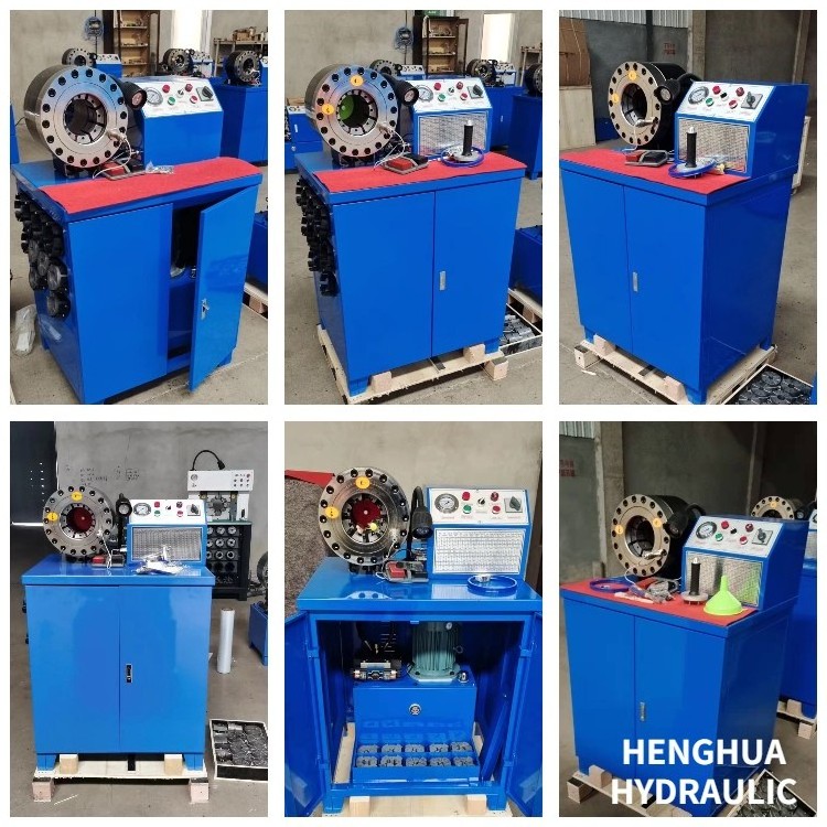 Quick Dies Change Hose Crimping Machine Ac Hose C Crimping Machine High Pressure Hydraulic Hose Crimper 12 V