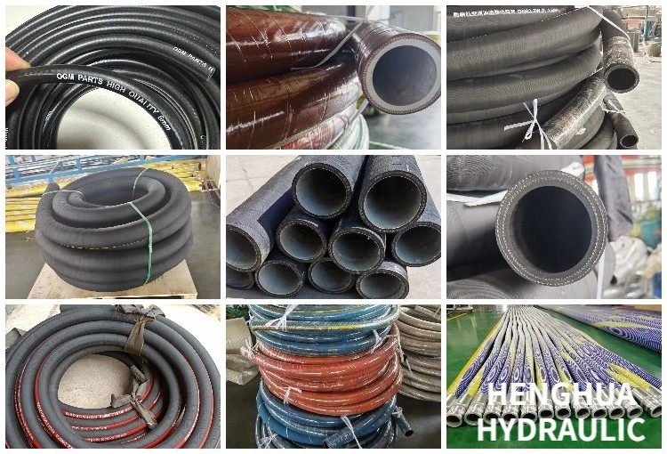 Top Factory Lifetime Guarantee Braid 2 Inch Oil Air Water Gas Hydraulic Rubber Hose Pipe SAE 100R1AT High Pressure  Hose