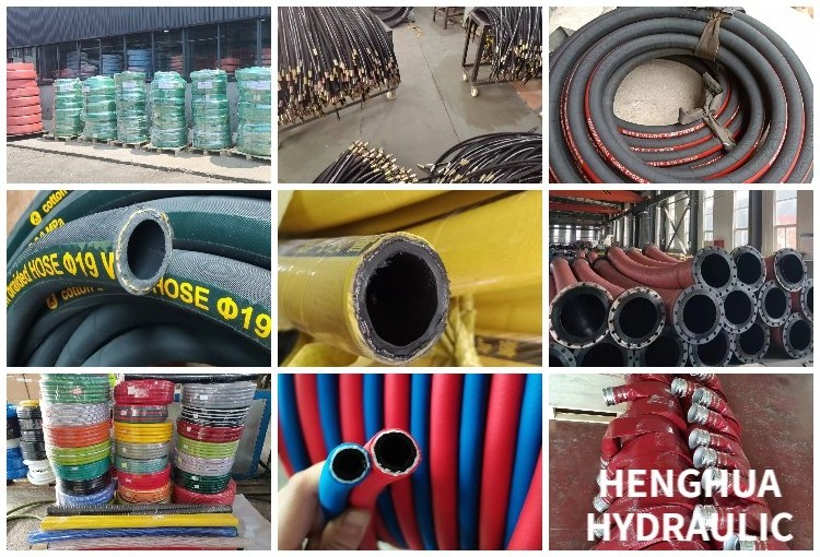 Super Long Service Life Industrial Hydraulic High Pressure Braided Air Rubber Hose Pipe Assembly Flexible Hydraulic Hose