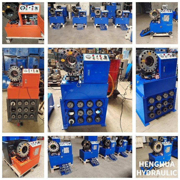 HENGHUA 1/4-2 Inch Finn Power Rubber Product Making Machinery Hydraulic Hose Crimping Machine DX68