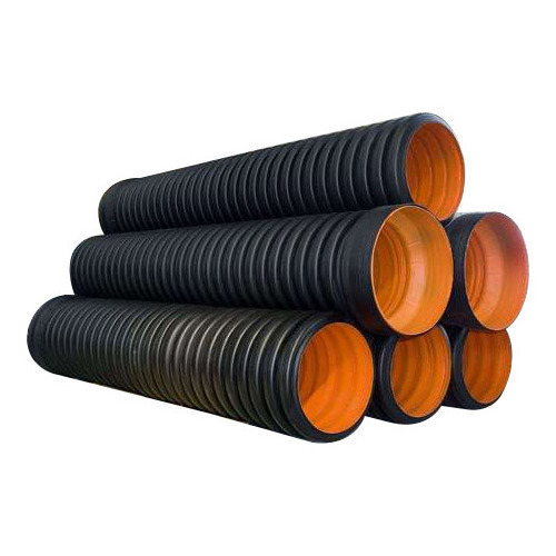 800mm SN8 large diameter hdpe double wall corrugated drainage pipe