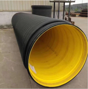 800mm SN8 large diameter hdpe double wall corrugated drainage pipe