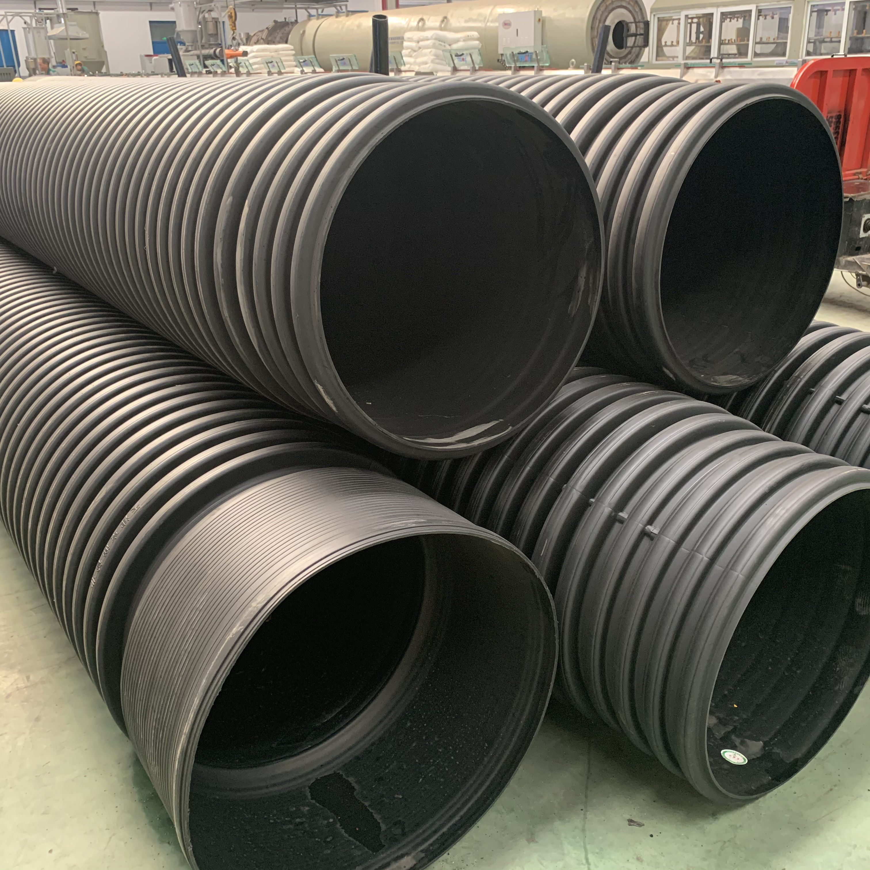 China Double Wall Hdpe Culvert Pipe 200-1000mm