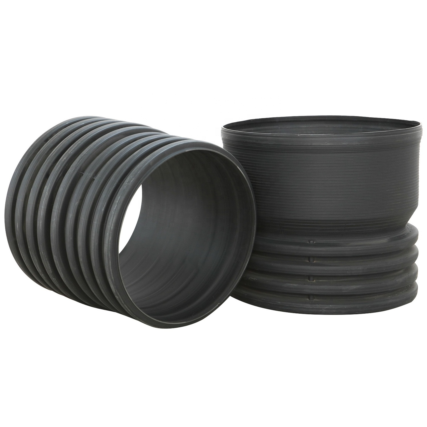 48 inch SN6 SN8 large size HDPE Polyethylene Double Wall Corrugated Pipe Plastic Culvert