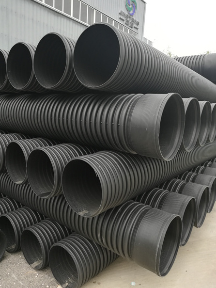 48 inch SN6 SN8 large size HDPE Polyethylene Double Wall Corrugated Pipe Plastic Culvert