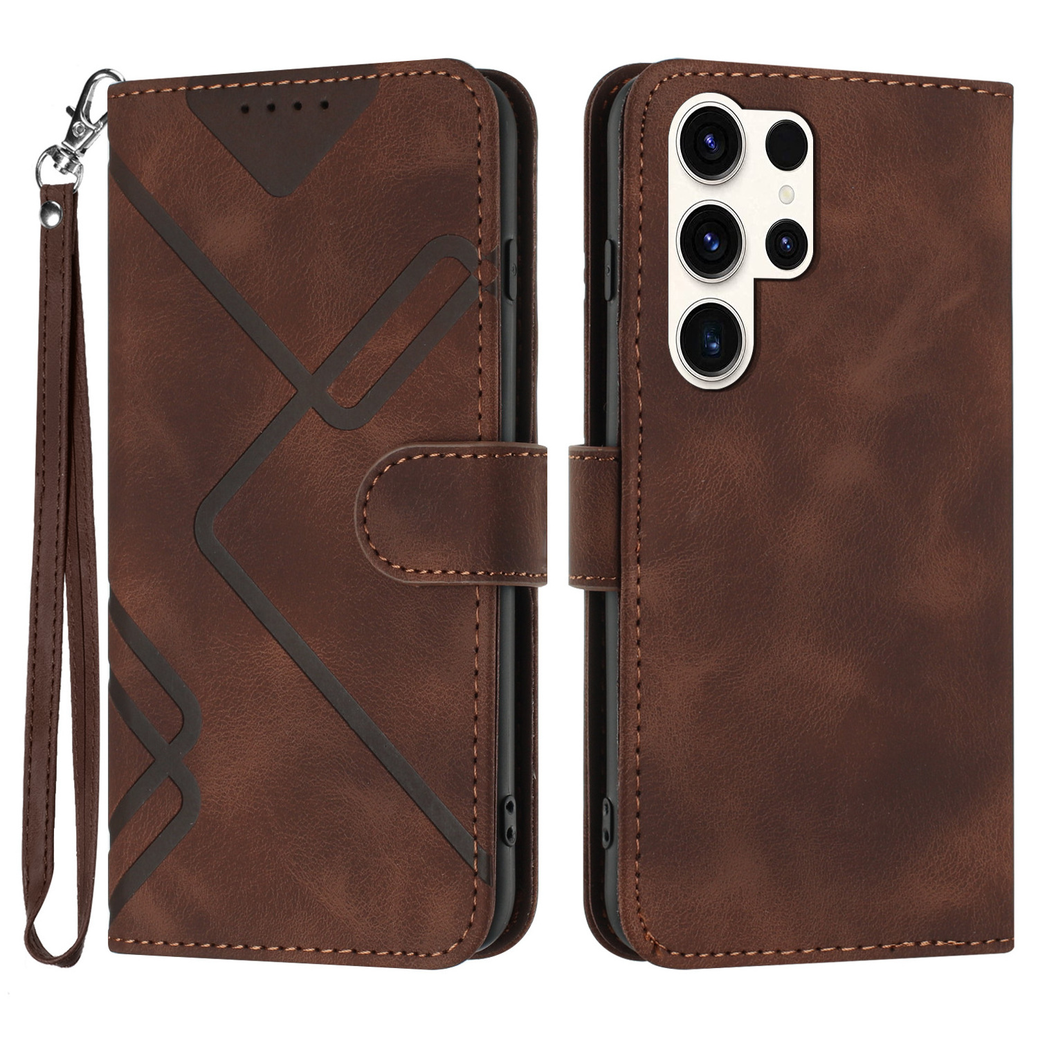 New products 2023 Standing Flip Leather Wallet Phone Case for Samsung s23 ultra case cell phone Cover