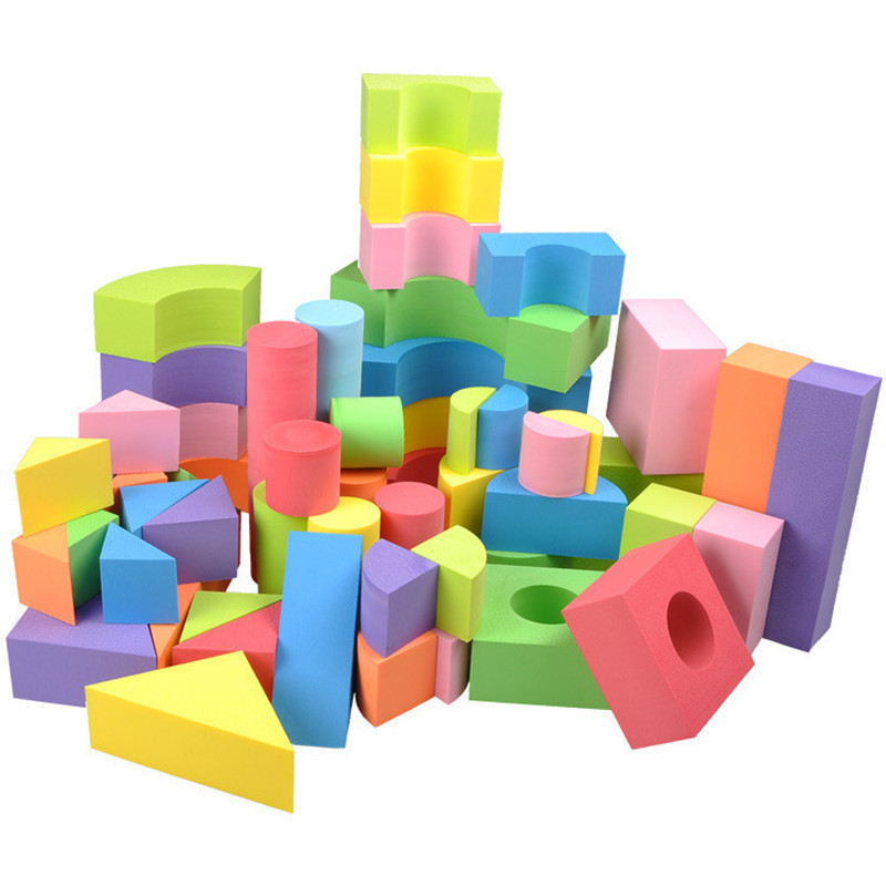 Hot Selling Kids EVA Toys Lightweight Large Soft Sponge Educational EVA Foam Building Blocks