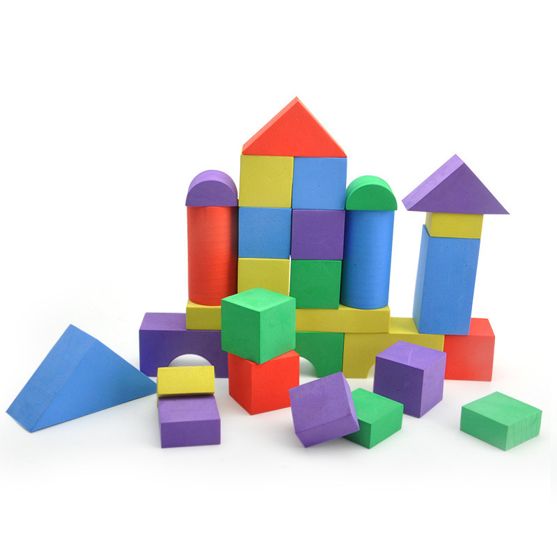 Hot Selling Kids EVA Toys Lightweight Large Soft Sponge Educational EVA Foam Building Blocks