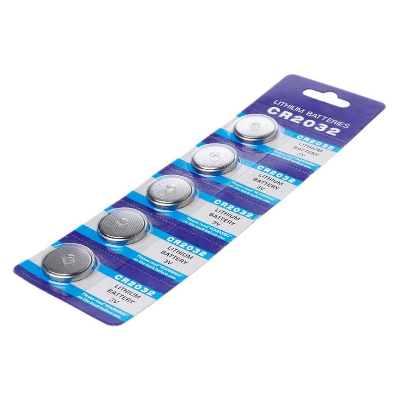 5PCS Button Battery CR2032 3V Lithium Battery For Watch Toy Calculator Car Remote Control Button Coin Cell