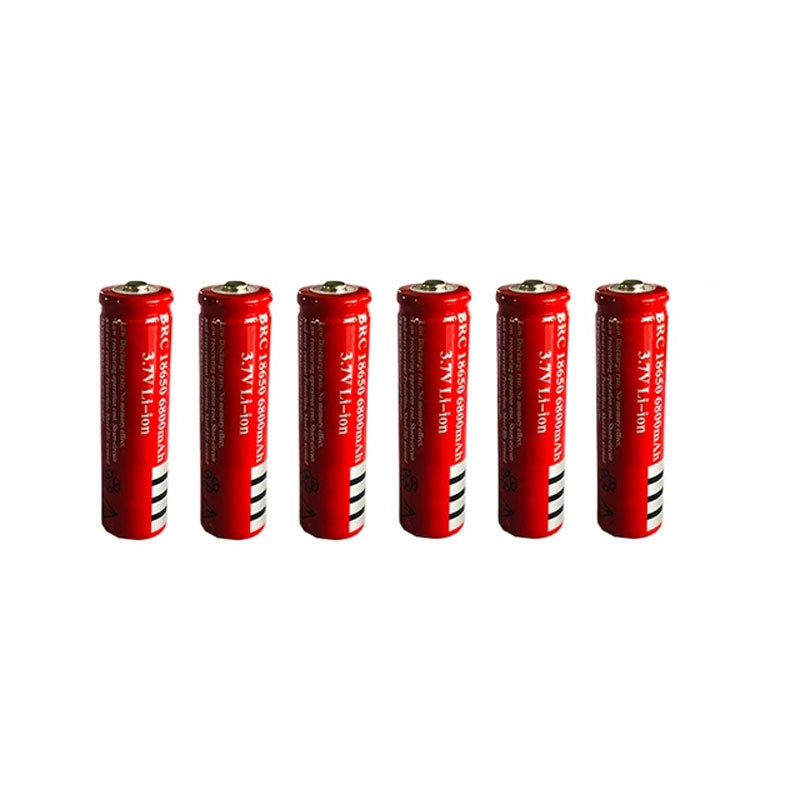 18650 battery 3.7v 6800mah for LED flashlight lithium battery large capacity long endurance battery