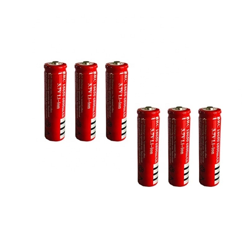 18650 battery 3.7v 6800mah for LED flashlight lithium battery large capacity long endurance battery