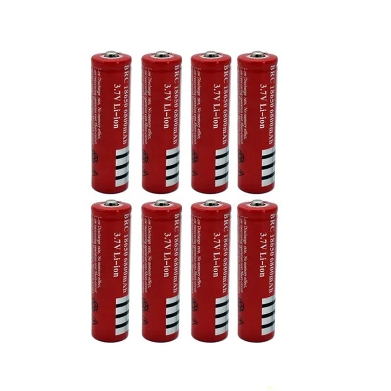 18650 battery 3.7v 6800mah for LED flashlight lithium battery large capacity long endurance battery