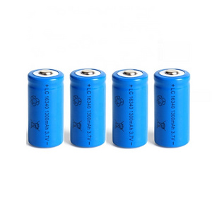 16340 battery 1300mAh 3.7V Li-ion Rechargeable CR123A Batteries For LED Flashlight Laser pen