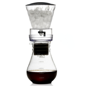 600ml 800ml high quality glass ice drip coffee pot adjustable cold brew coffee set tea accessories