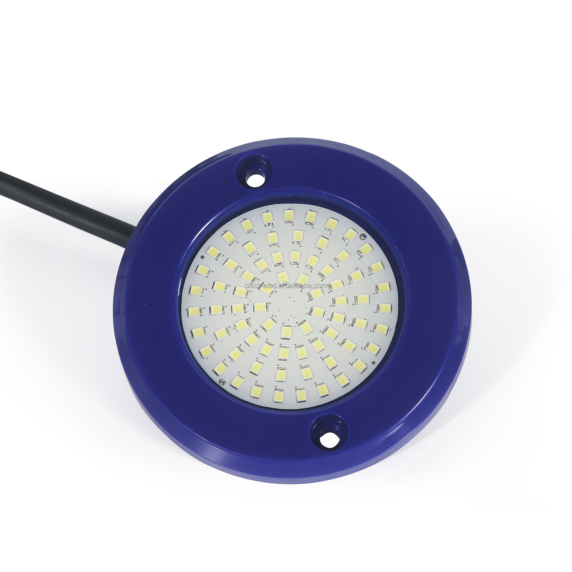 IP 68 waterproof Slim LED Pool Light Plastic Full Resin Filled 10W Underwater Pond Pool Lamp