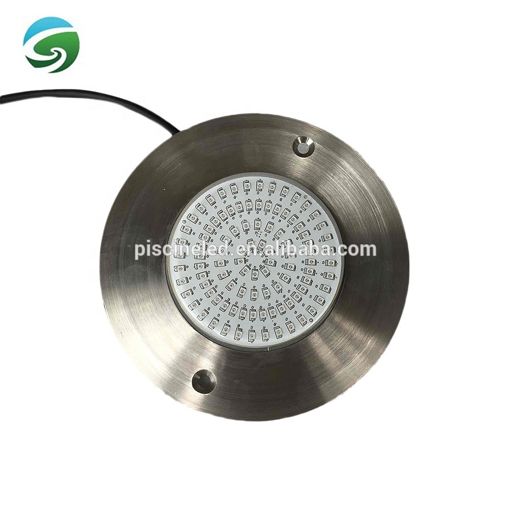 2022 Update Ultra thin Pool lamp RGB 4 wire Replace Pool Spa LED Wall Mounted Swimming Pool Lights Underwater