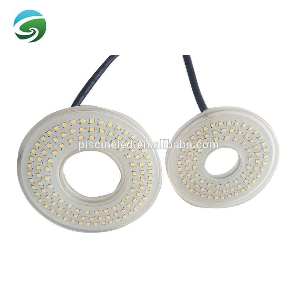 IP68 12V DC Resin made LED Fountain Light, donut lamp