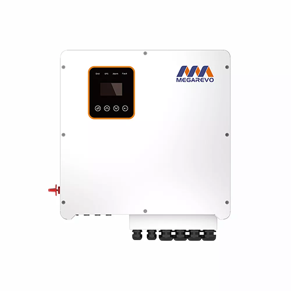 MEGAREVO R10KH3 10KW 48V MPPT Charge Controller Invert Support Without Battery IP65 380VAC Three Phase Hybrid Solar Inverter