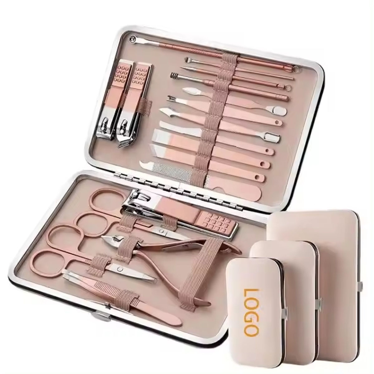 Best Supplier Pissco For Manicure and Pedicure Beauty Care Instruments Hand Foot Beauty Care Lady Manicure Pedicure Cuticle Kit