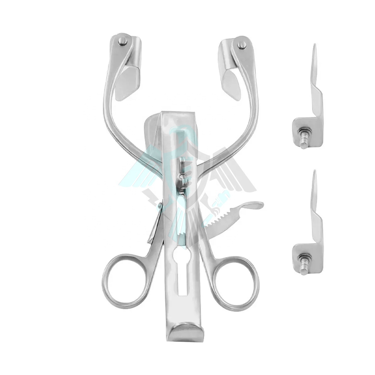 Best Supplier Pissco For Deep Rake Retractor 26.67cm 4 prong 5.715cm Hand Held Lamb Handle | Blunt Surgical Retractor Instrument