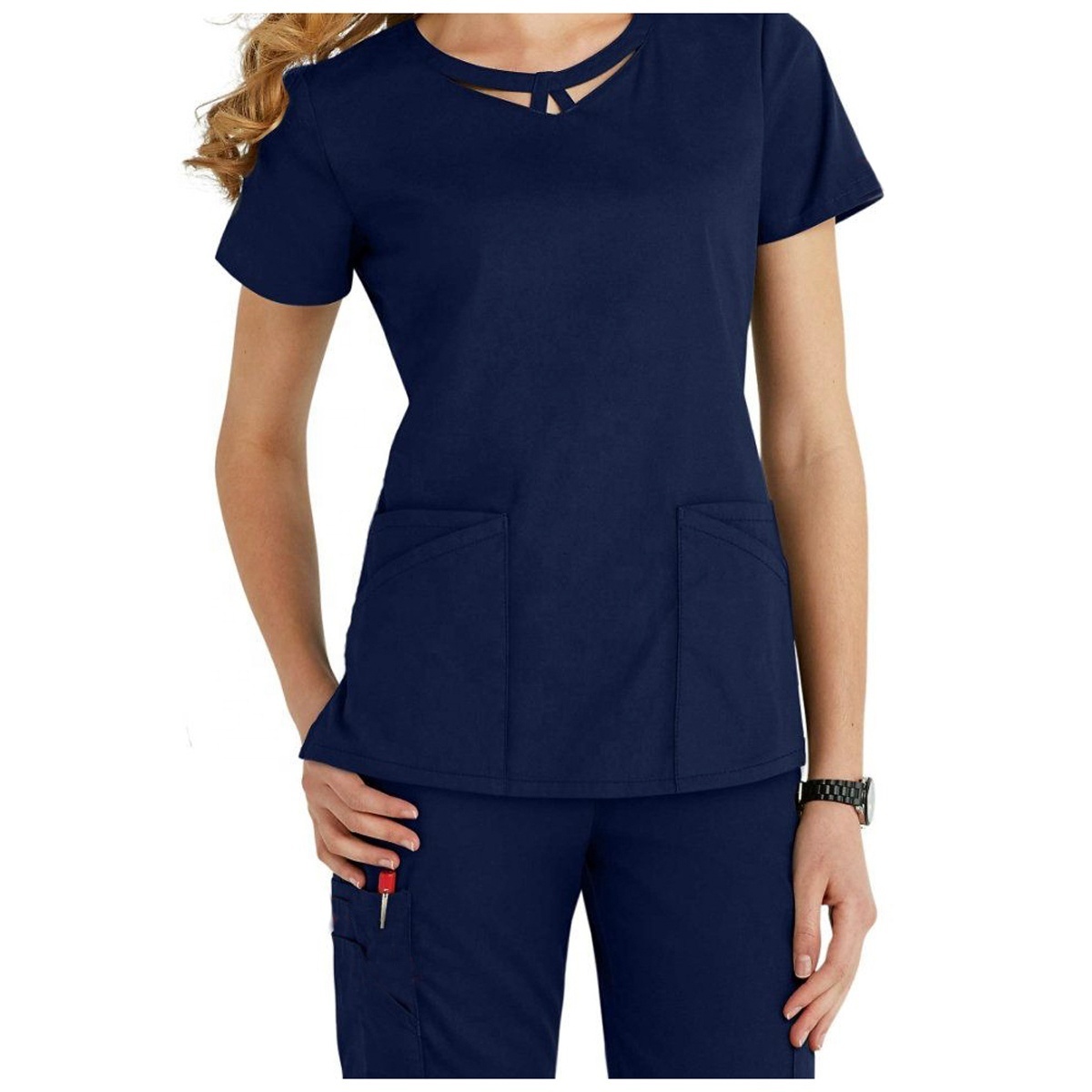 Wholesale Supplier Pissco For Navy Blue Nurse Uniform | Scrubs Uniforms Nurse | Scrubs Uniforms Sets Nursing Your Private Label