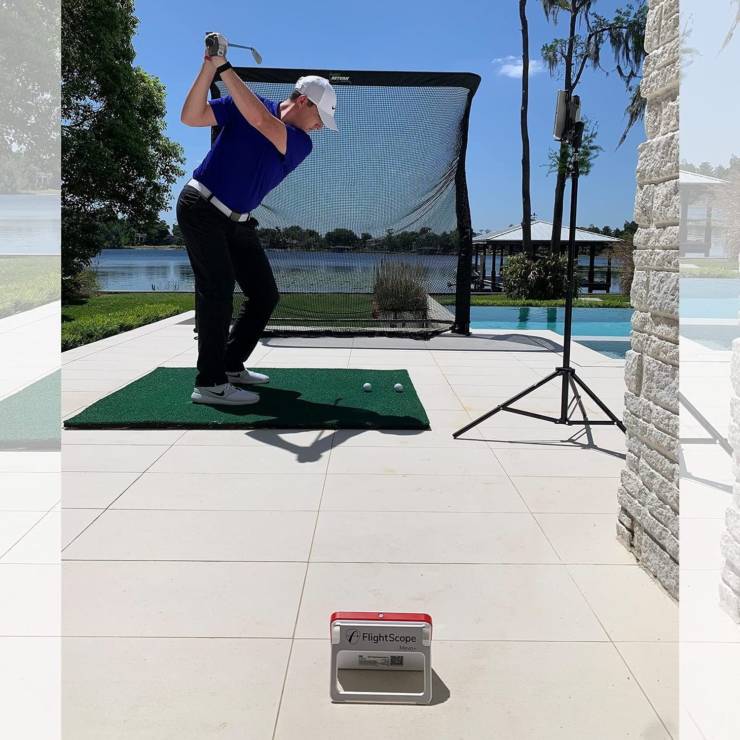 Deal Sales FlightScope Mevo+ - Portable Personal Launch Monitor and Simulator for Golf