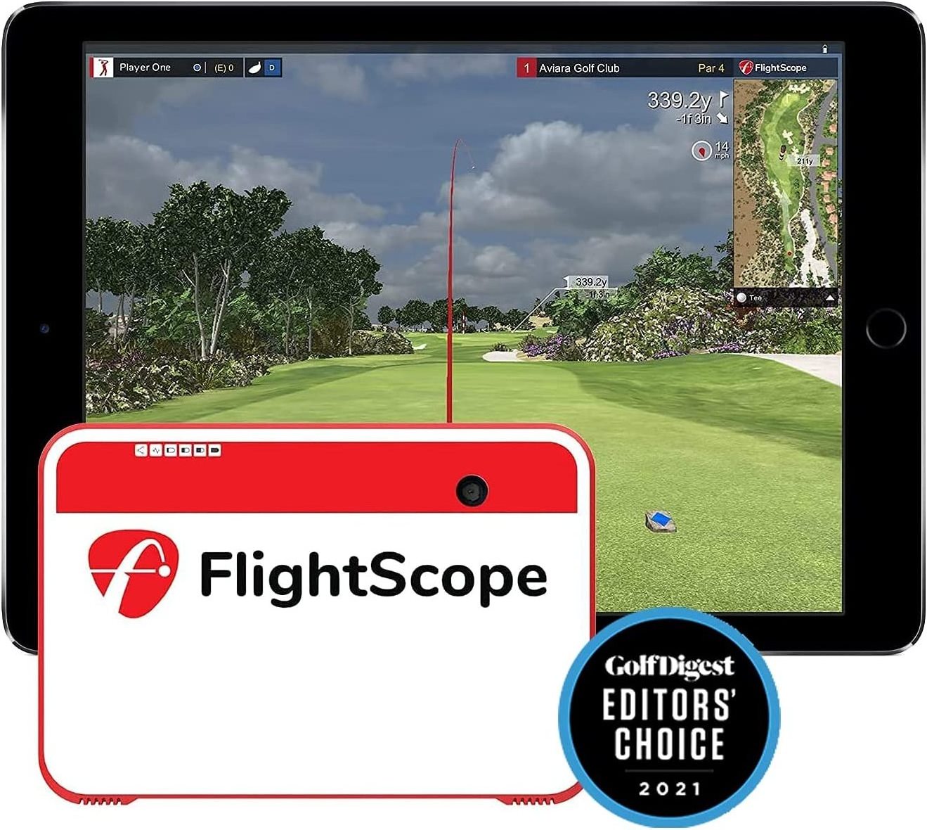 Deal Sales FlightScope Mevo+ - Portable Personal Launch Monitor and Simulator for Golf