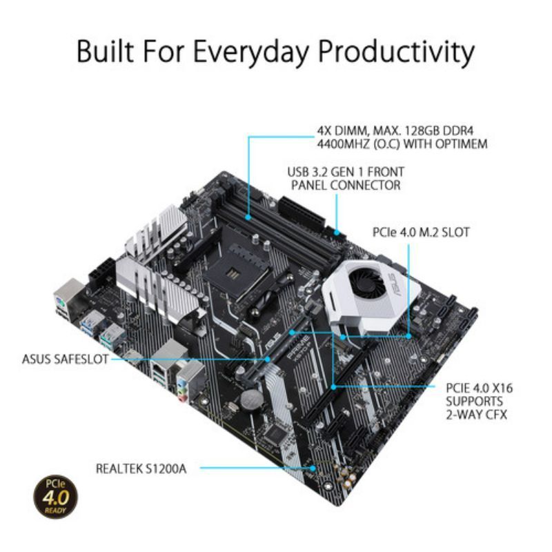 Factory Wholesale PRIME X570-P AM4 ATX Motherboard