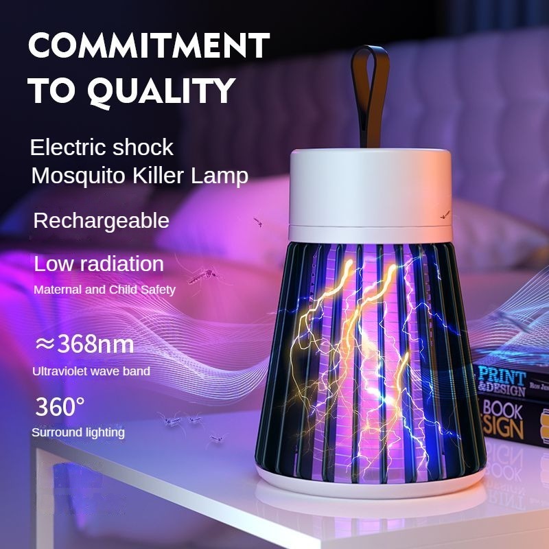 New product ideas 2024 Indoor Rechargeable Bug Zapper Portable Led Night Light Home uv Usb Mosquito Insect Killing Lamp Fly Trap