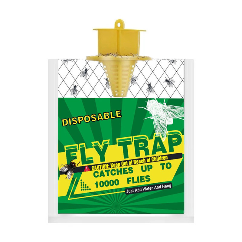 Eco-friendly Outdoor Disposable Fly Catcher Bags Non-Toxic fly trap bag with Fly Bait