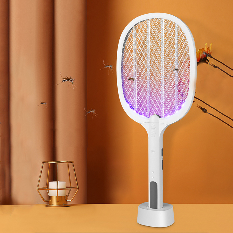 New product armadilha mosquito battery powered lamp best fly electronic killer racket bug zapper china electric mosquito swatter