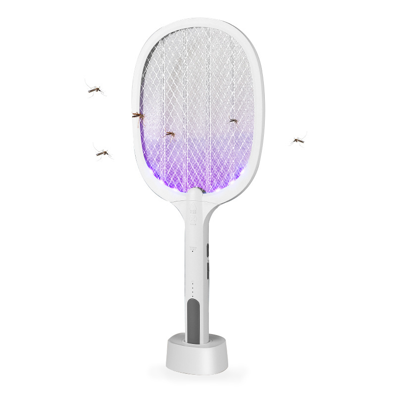 New product armadilha mosquito battery powered lamp best fly electronic killer racket bug zapper china electric mosquito swatter