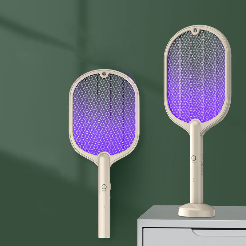 2 in 1 Electric Mosquito Swatter Layers Mesh Electric Handheld Mosquito Killer Insect Fly Bug Mosquito Swatter