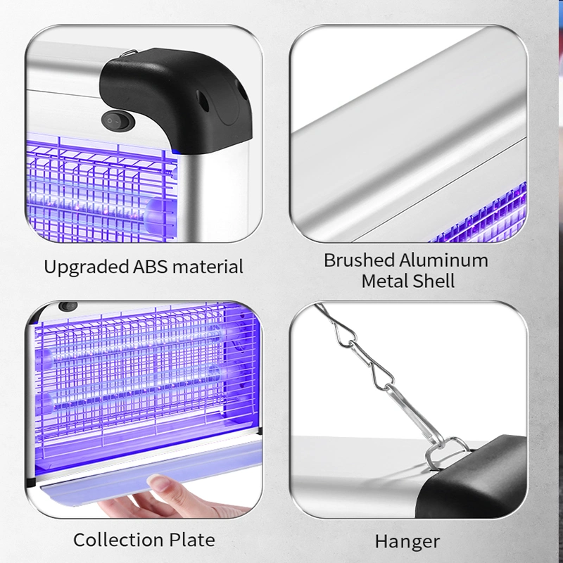 Indoor usb Bug Zapper Fly Trap LED anti moustique killing electric shock uv mosquito Electronic insect killer lamp rechargeable