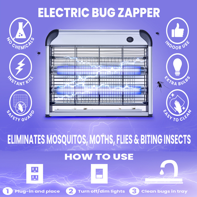 Electric Fly killer Traps Indoor Smart Pest Control  UV Moths Insect Electric House Flies Trap Moth Killing Mosquito Killer Lamp