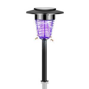 LED Bug Zapper Anti Mosquito Outdoor Garden solar powered mosquito repeller Insect Pest Control Solar insecticidal lamp