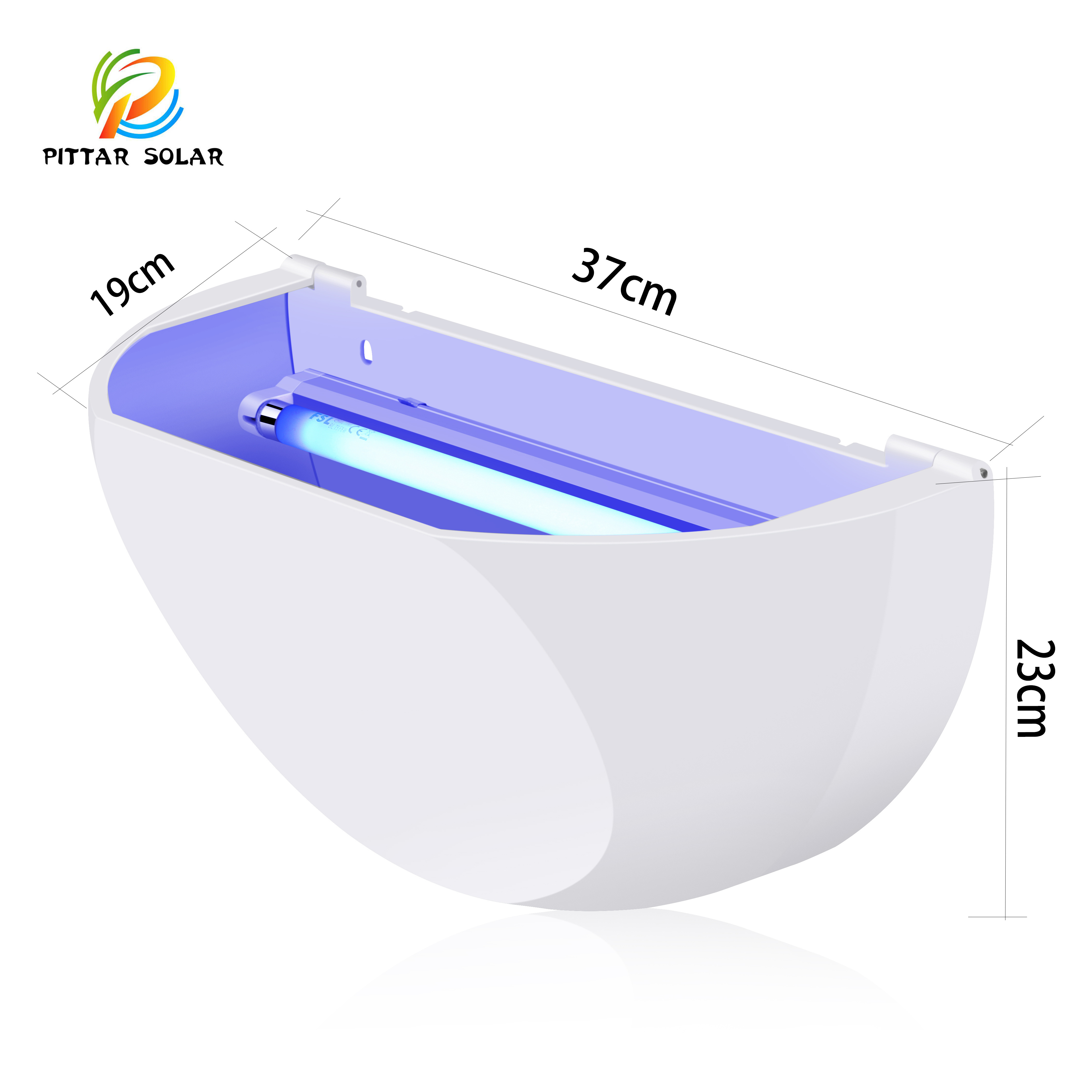 110V Wall-Mounted Electric UV Led 8W Fly Trap Light high effect Fruit Fly Catcher Lamp with glue board