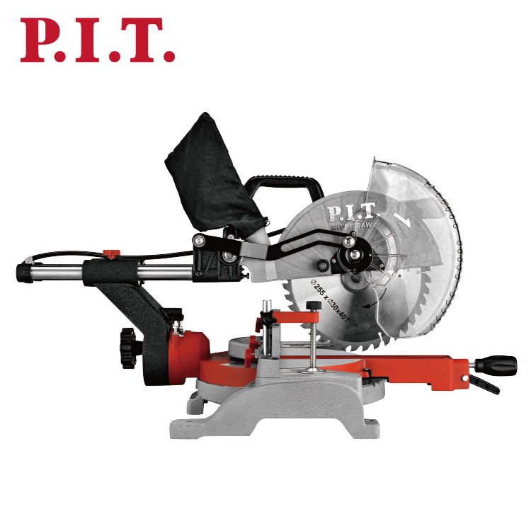 Strong Stable Wood Aluminum Bevel Mitre Cutting 255mm Electric Sliding Miter Saw