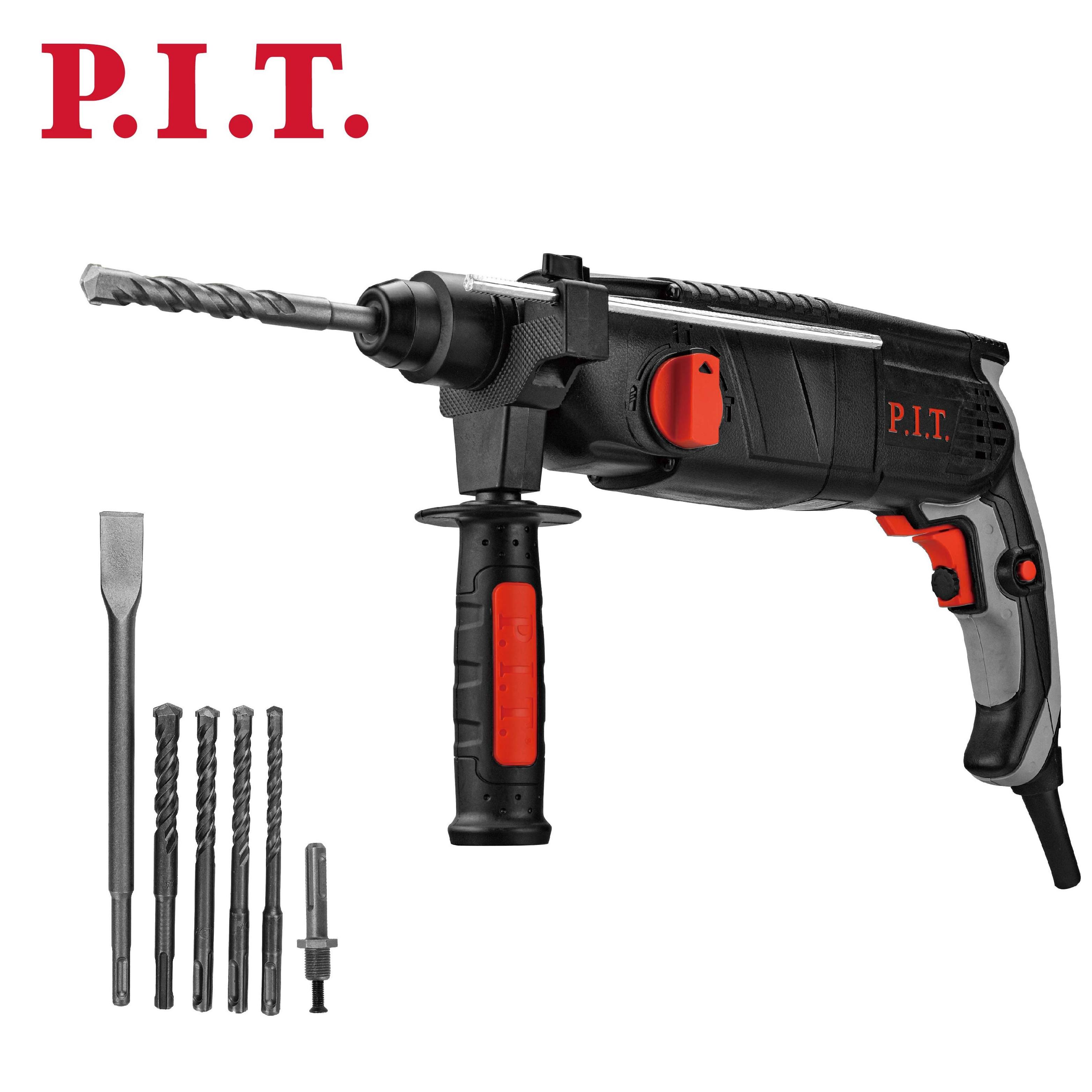 P.I.T. Power Tools 850W 3 Functions Intelligent Construction Engineering Corded Electric SDS-PLUS Hammer drill