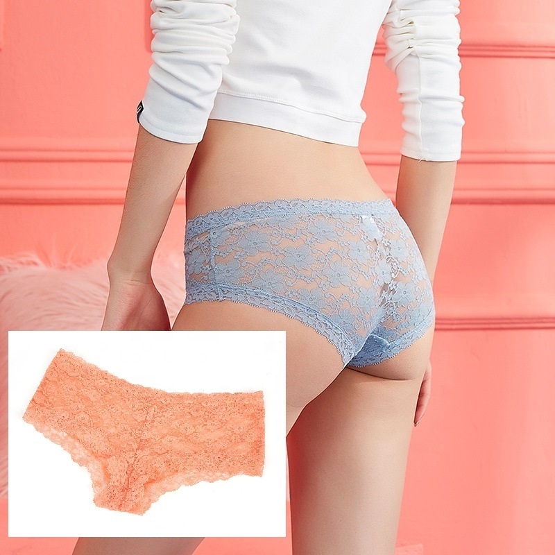 New Arrivals FEON Female Underwear Orange women's lace boxer shorts Advanced Apparel Briefs and Knickers