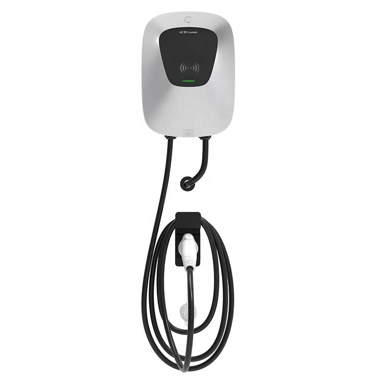 Home 7Kw 11Kw 22Kw Evse Wallbox  J1772 Portable Ev Car Charger Box Type 2 Socket 1 Phase Ac Level 2 Ev Charging Station 32 Amp