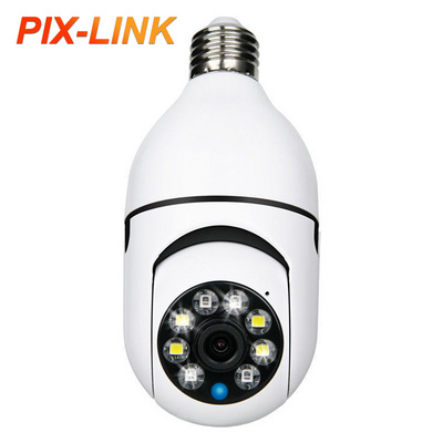 Home Smart Wireless Light Bulb Ip Hd 360 Degree Surveillance Ptz Security Wifi Cctv Network Camera