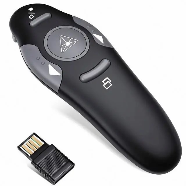 2.4 Ghz Wireless Presenter Pen Powerpoint PPT Presentation  RF Remote Control Red Laser Pointers USB Pen