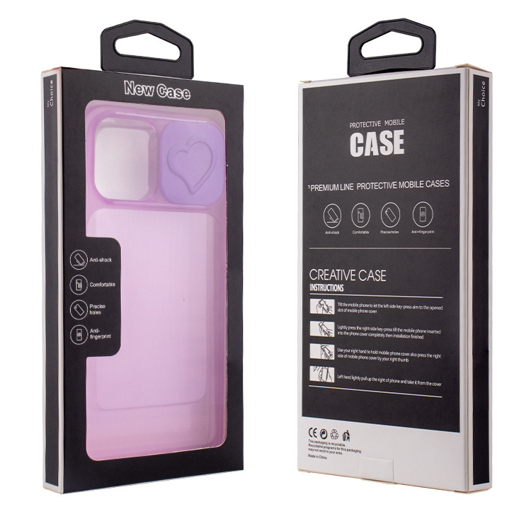 China Factory Custom Logo Retail Box Packaging Mobile Phone PVC Packages Box For iPhone Samsung Phone Case Package