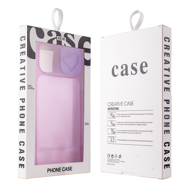 Packaging Design Mobile Phone Case Box PVC Material With Brand Sticker Customized Package fit for iPhone Samsung Xiaomi Case