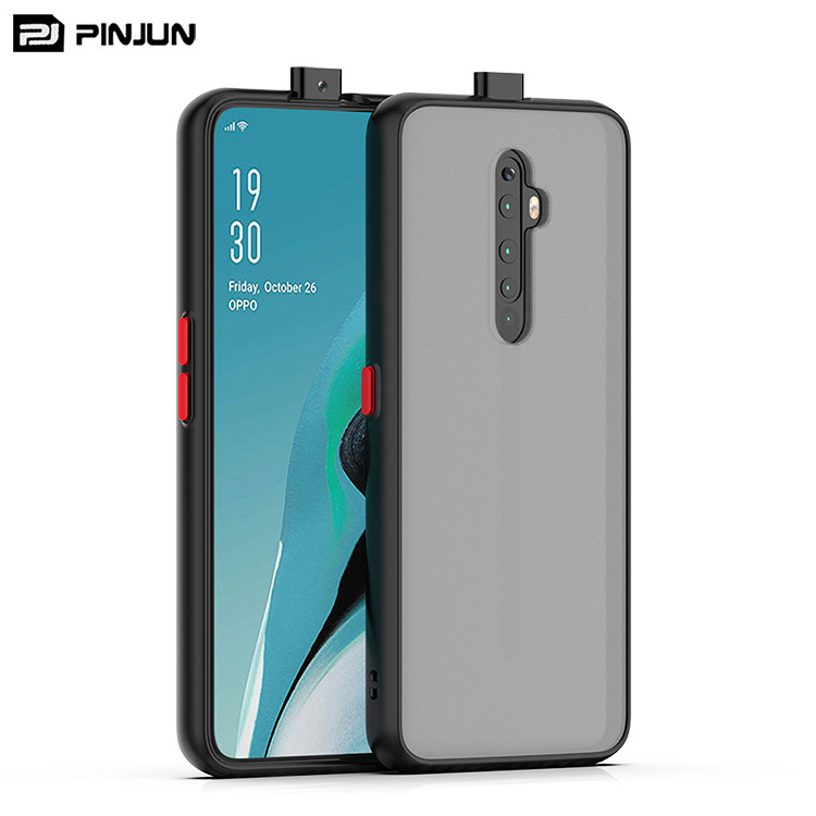 Smoke Translucent Clear Matte Pc Tpu Hard Protective Phone Case Back Cover For Oppo Reno8 T 5G Pro 4G Reon9 Pro+ Reno 2Z