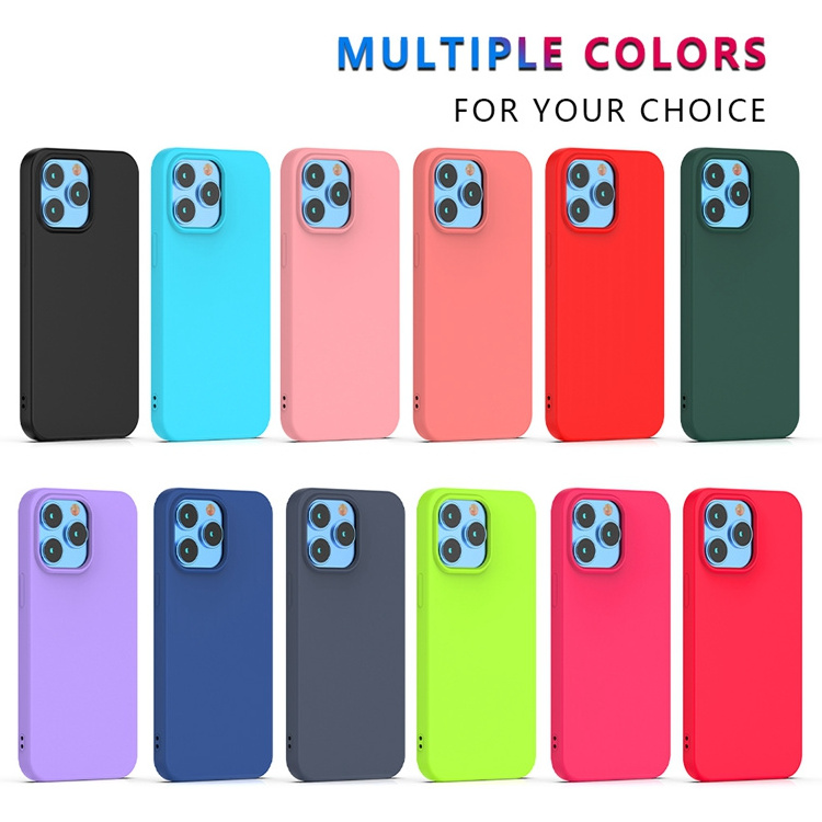 Custom Silicone Rubber Colorful solid Color Soft Mobile Cover For Moto G82 X30 Pro G52 Phone Case For Motorola Edge 30 Fusion