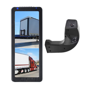 PJAUTO Truck Side Mirror Camera Monitor Blind Zone Reverse Monitoring HD Dual Lens Camera Dual View Monitor