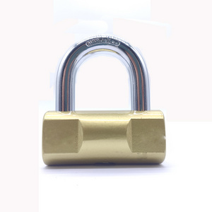 Top Security Cheap Price Iron Hammer Type Padlock High Security Padlocks Brass Golden Padlock